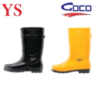 Goco 968 Black & Yellow Rain Boots | Rubber Boot | Kasut But Hujan Getah Hitam & Kuning I Wellington