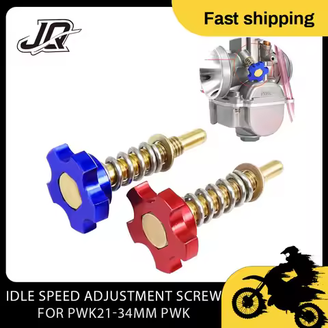 Motorcycle Carburetor Idle Adjuster Screw Kit For PWK21-34MM PWK Carburetor Idle Speed Screw Low spe