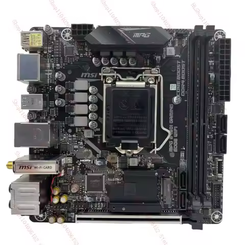 For MSI MPG B460I GAMING EDGE WIFI Motherboard LGA1200 Intel B460 Mini ITX