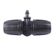 Tee Reducer PE Hose 16 mm to 4/ 7 mm Lock Type Garden Hose 1/ 2 inch conversion to 4/ 7 mm