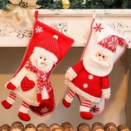 [Silvian·COS]New Style Large Christmas Stock Gift Bag Santa Ornaments Small Pendant Children Christm
