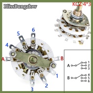 BlissBungalow Kcz 2 POLE 6/7/8/9/10/11 4 POLE 3/5ตำแหน่งด้วย Channel ROTARY SWITCH SELECTOR พร้อม CA