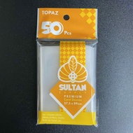 Sultan Topaz 57.5mm X 89mm. Board Game Sleeves 50pcs