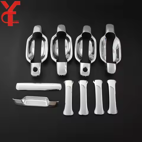 Chrome ABS Car Door Handle Covers Handle Bowl Inserts Frame For Isuzu Dmax d-max 2007 2008 2009 2010