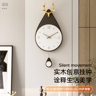 Clock Wall Clock Living Room2022New Quartz Clock Creative Light Luxury Internet Celebrity Clock Simp
