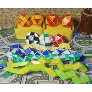 Rubik's Twist, Rubik's Transformable Snake, magic twist or Serpent Snake Puzzle ( preloved toy )