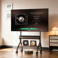 Mobile Stand Tv Stylish New Model 55/65/75/85 Inches Floor-Standing Rotatable With Wheels Universal