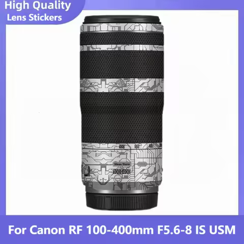 RF100400 Camera Lens Body Sticker Coat Wrap Protective Film Decal Skin For Canon RF 100-400mm F5.6-8