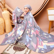 MUKENA DEWASA JENNA RAYON MOTIF / MUKENA RAYON BALI DEWASA MOTIF BUNGA