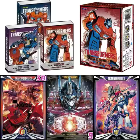 KAYOU Genuine Transformers Cards Energy Criticality Collector's Edition Rare 3D XR Card Optimus Prim