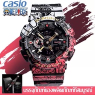 OK./Casio G-Shockนาฬิกาข้อมือผู้ชายสีดำ/สีทองสายเรซิ่นรุ่นGA-110GB-1ADR（ของแท้100% ประกันCMG)