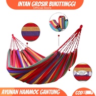 Hanging Bed Swing Camping Outdoor Hammock Rainbow