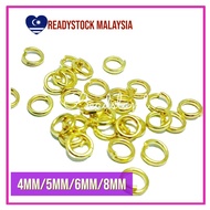 Beadsland Jumpring Gold  Single/Double Layer 4mm/5mm/6mm 10gram