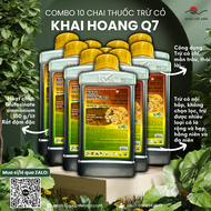 (Combo 10 chai) Thuốc trừ cỏ KHAI HOANG Q7 (chai 900ml) - Diệt trừ cỏ chỉ mần trầu và các loại cỏ kh