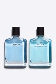 (น้ำหอมzara) น้ำหอมผู้ชาย กลิ่นหอมมาก  ZARA SEOUL  + ZARA LISBOA  Eau de toilette Duo set แพ็คคู่สุด