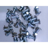 1PCS NOMBOR PLATE SCREW/SKRU M6 NUT BOLT NOMBER PLATE BELAKANG (1 BIJI SKRU DAN NUT