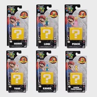 Jakks Pacific 任天堂 超級瑪利歐 瑪利歐電影 問號磚迷你公仔 六款一組