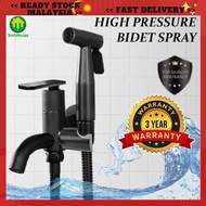 Stainless Steel Black Toilet Bidet Spray Sanitary Flusher Handheld Shower Head 2 Way Faucet Bidet Sp