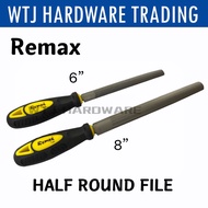 REMAX Wood Half Round File / Available in 6", 8" / Wood File / Steel File / Kikir Kayu / FIles / Rou