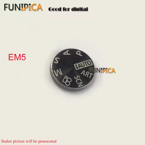 Original EM5 Mode Dial Button for Olympus E-M5 Top cover Camera Repair Parts