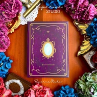 BOOK - Journal book vintage stand mirror fantasy aesthetic daily Journal book by Papermestudio