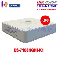 [HCM][BẢO HÀNH 2 NĂM] Đầu ghi Camera HD Hikvision 8 kênh DS-7108HQHI-K1 chuẩn H.265+ - Công Nghệ Hoà