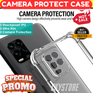 XIAOMI Redmi Note 10S 10 5G Mi11 Lite 9T 9S Poco M4 F3 M3 X3 GT NFC Mi 10T 11T Pro Antidrop Transparent Rear Camera Case