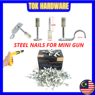 7.3 Nails Gun Ceiling Artifact Rivet Nail Fastener Gunpowder Bullet Concrete Round Cap Fire Nail Pipe Clamp