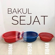 Bakul Sejat Bulat Plastik Besar / Sejat Beras / Penapis Beras Plastik / Tapis