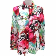 Tommy Bahama Blouse Shirt mm Multi Flower pattern Direct from Japan Secondhand