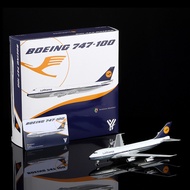 YY Wings 1/400 Hensha Airlines B747-100 Alloy Airplane Model D-ABYA/ABYC