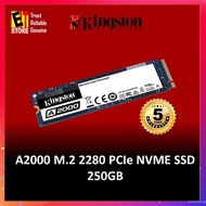 Lif4 KINGSTON A2000 250GB M.2 2280 NVMe PCIe SSD SA2000M8/250G Internal SSD