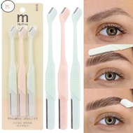 WF 3Pcs Double-ended Eyebrow Trimmer Blade Shaver Portable Face Razor Eye Brow Epilation Hair Remova