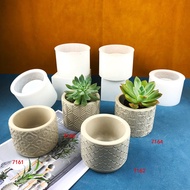 ☈Flower Pot Vase Mold Vase Flower Pot Silicone Mold Cement Gypsum Resin Succulent Flower Pot Res 8♟