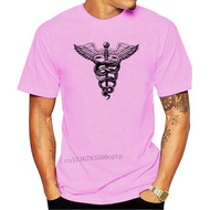 New House MD Greg Thriller TV Series Men's T-Shirts Caduceus Funny Round Neck Cotton T-Shirt 2021