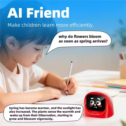 AI Xiaozhi Electronic Pet Companion Xiaozhi AI Desktop AI Chatbot Dialogue Learning Companion Decora
