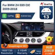 8+256G Android 13 Car Radio Head Unit Screen For BMW Z4 E89 2009-2018 CIC System/Without Screen Wire