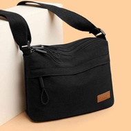 sunny drizzle | Leisure Water-Repellent Crossbody Bag with Multiple Pockets