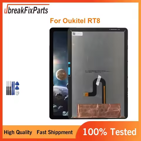 11 Inch For Oukitel RT8 Rugged Tablet PC Panel Tab LCD Combo Display Touch Screen Assembly Glass Dig