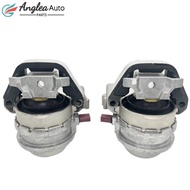2PCS 4H0199255AA 4H0199383C Engine Motor Mount Support Bracket Rubber Rear for Audi A6 S6 RS6 A7 S8 