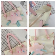 Whole Store Star Canvas Bag Women's Fashion Trendy New Cute Tote Large Capacity