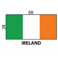 Ireland Flag 3x5ft, Bendera Ireland 3x5ft, Polyester