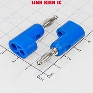 [3 Pieces]- Male Banana Head 4mm Length 41mm Blue V1 Linhkien IC