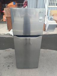 頂元二手家具【請勿直接下標】LG樂金186公升雙門冰箱，型號：GN-L235SV-家用冰箱-套房冰箱