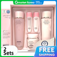 3w clinic | 3W Clinic Flower Effect Extra Moisturizing Skincare 3 Piece Set