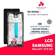 Samsung A73 5G LCD - Includes Fingerprint Frame Fullset Touchscreen