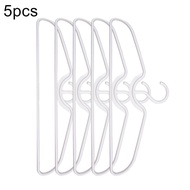 Short Neck Anti-Slip Plastic Clothes Hangers Save Vertical Space High Quality