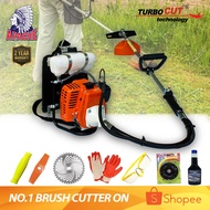 APACHE TurboCUT® BG328 | MEGA Heavy Duty Mesin Potong Rumput | Backpack Brush Cutter | Grass Trimmer