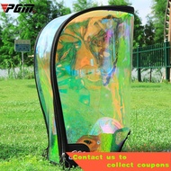 PGM Golf Bag Rain Cover Waterproof Hood Protection Lightweight Club Bags Raincoat Transparent Colorful Protector Supplie