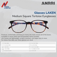 Anrri Computer Glasses Laken Ar0208 Leopard Blue Light Filter Glasses